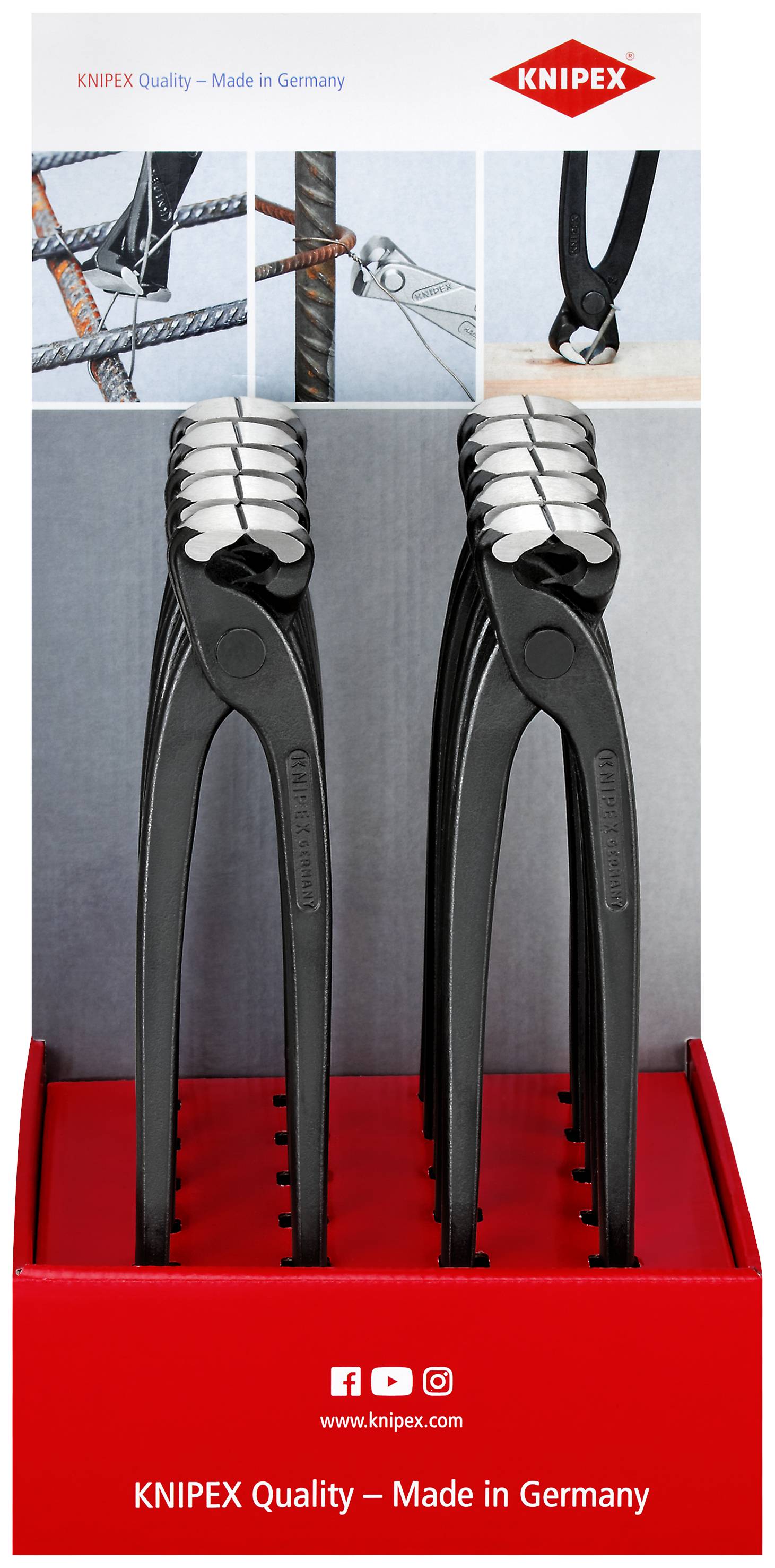 Knipex-Werk Thekendisplay 10-tlg. 00 18 01 V21