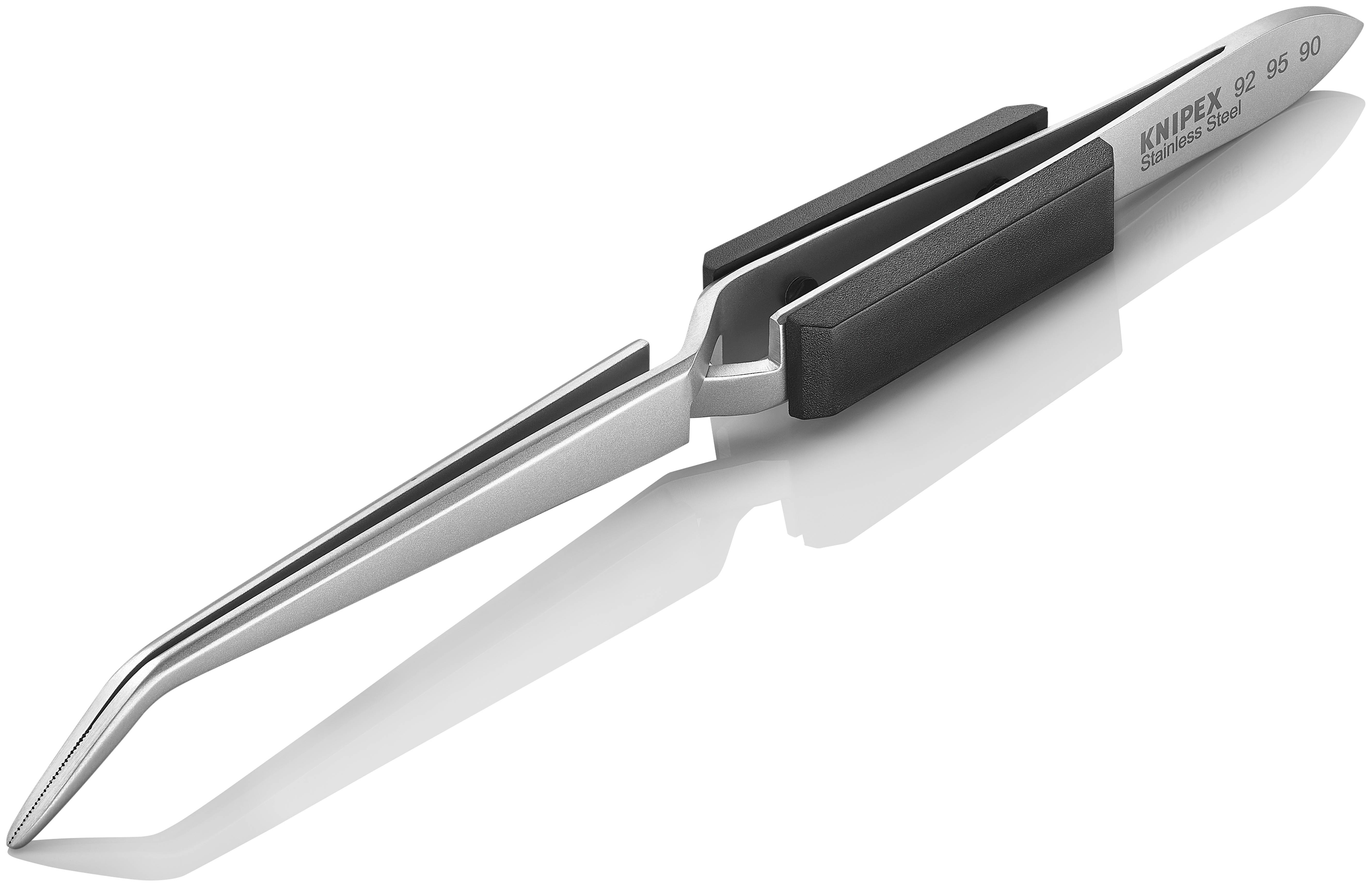 Knipex 92 95 90 Lötpinzette Spitz, schmal, gebogen 45° 160 mm