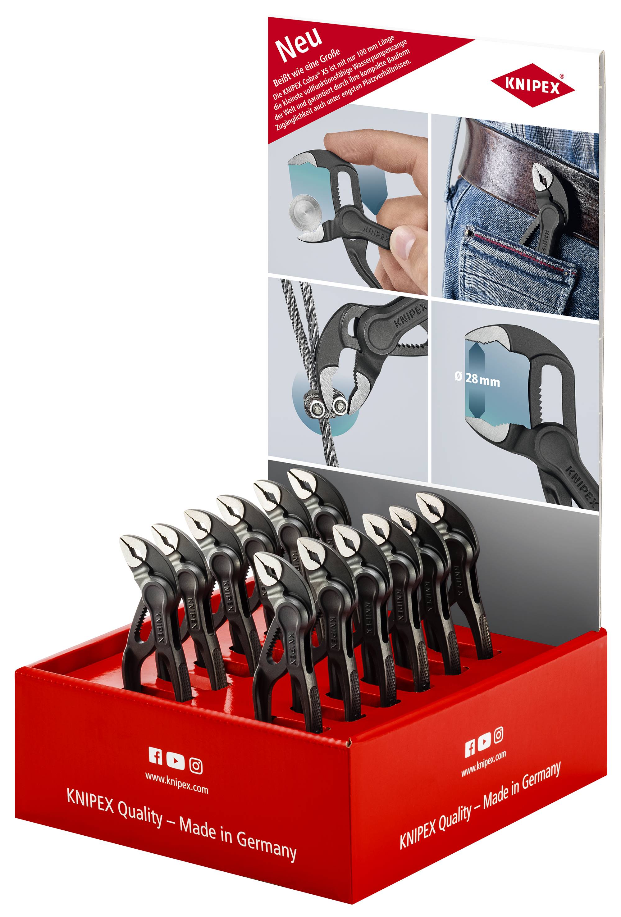 Knipex-Werk Thekendisplay 12tlg. 00 18 01 V39