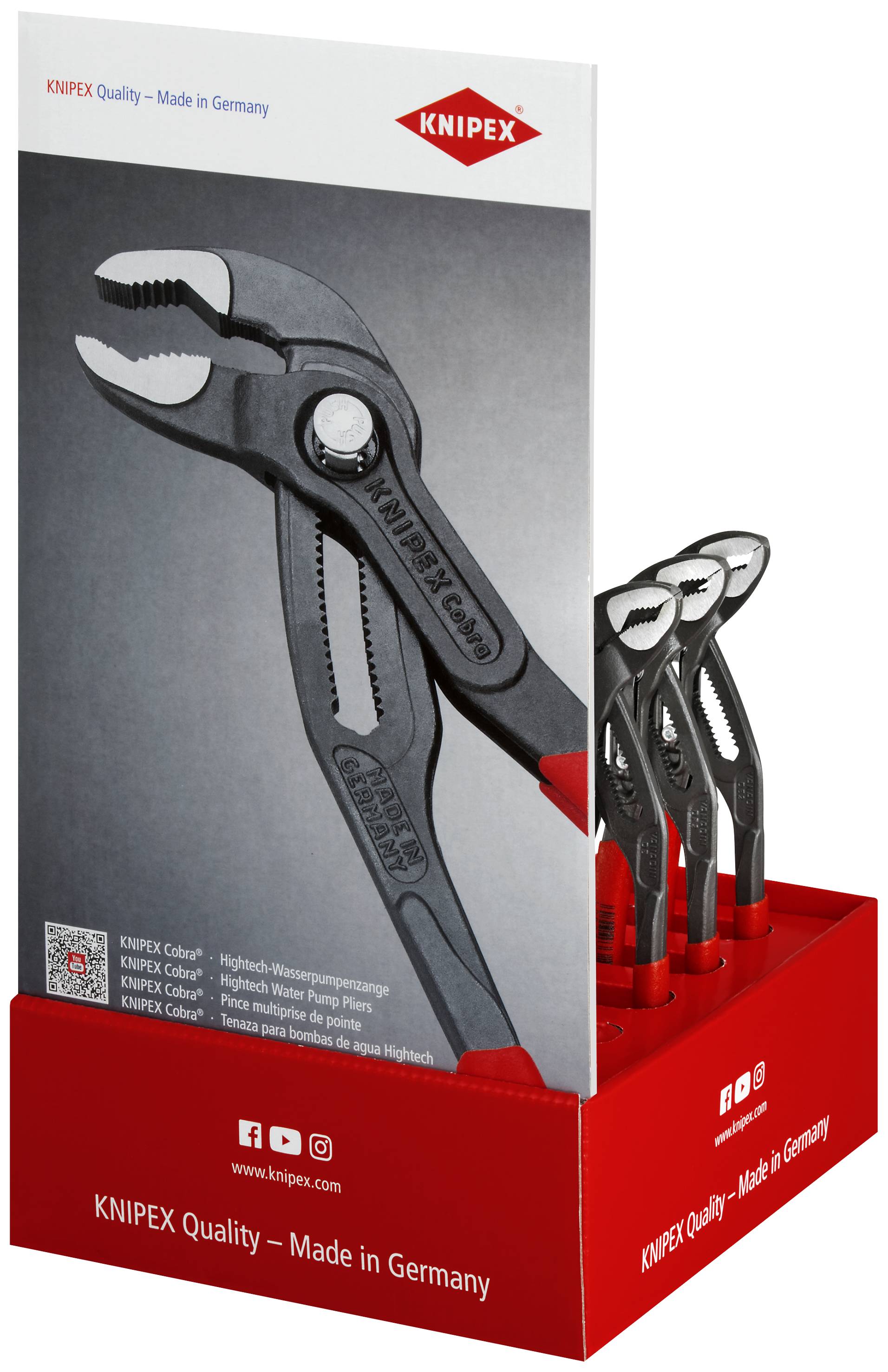 Knipex-Werk Thekendisplay 10-tlg. 00 18 01 V18