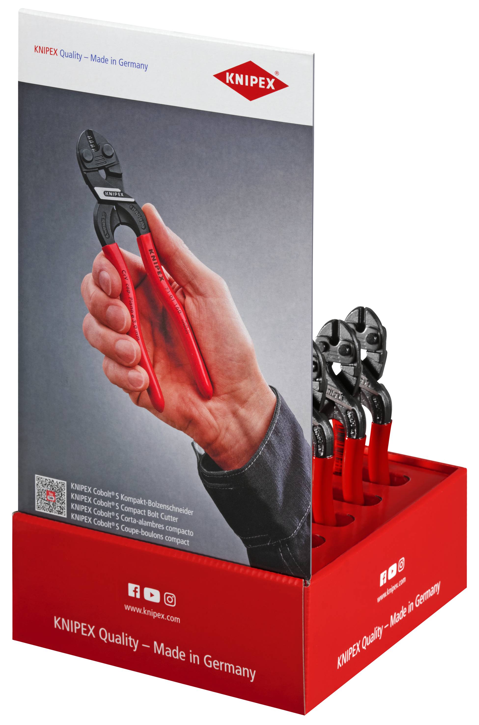Knipex-Werk Thekendisplay 10-tlg. 00 18 01 V33