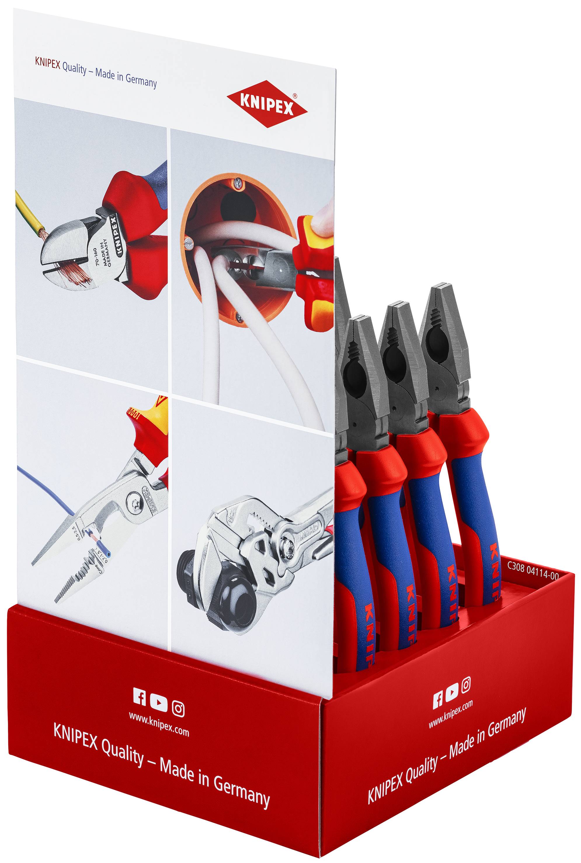 Knipex-Werk Thekendisplay 10-tlg. 00 18 01 V36