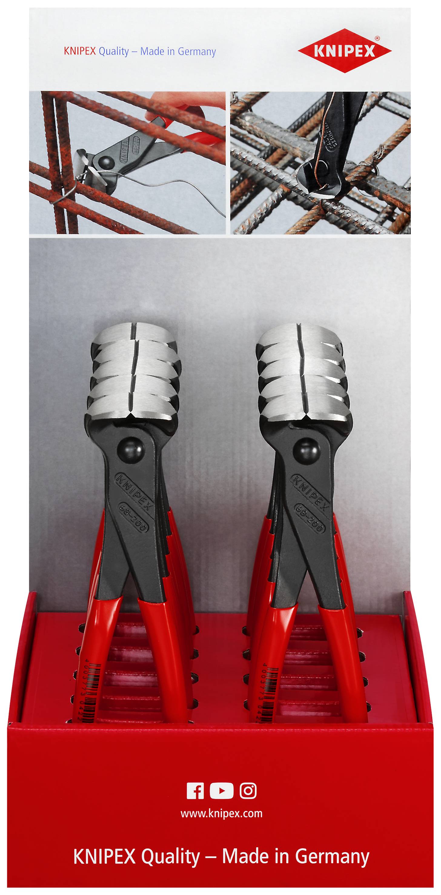 Knipex-Werk Thekendisplay 10-tlg. 00 18 01 V10
