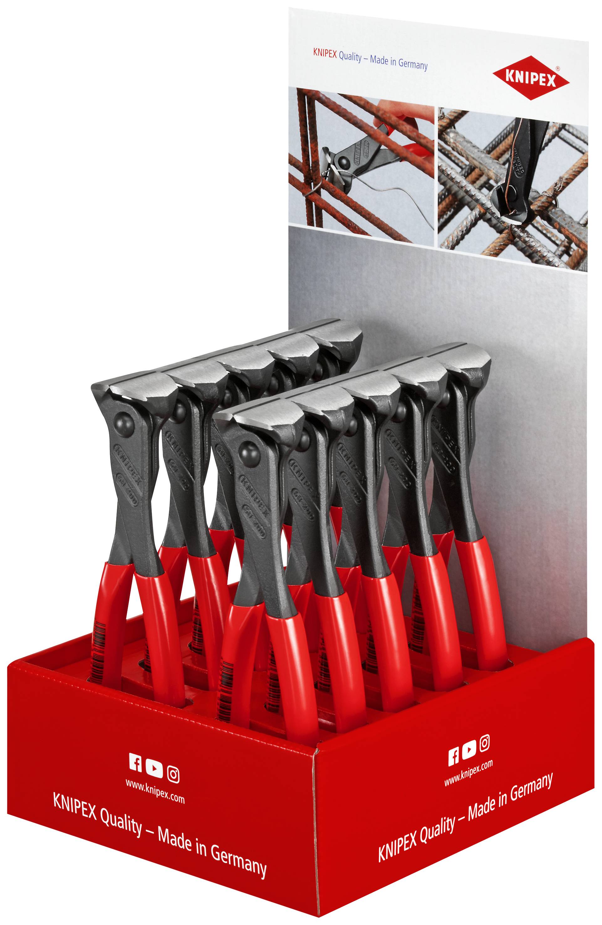 Knipex-Werk Thekendisplay 10-tlg. 00 18 01 V10