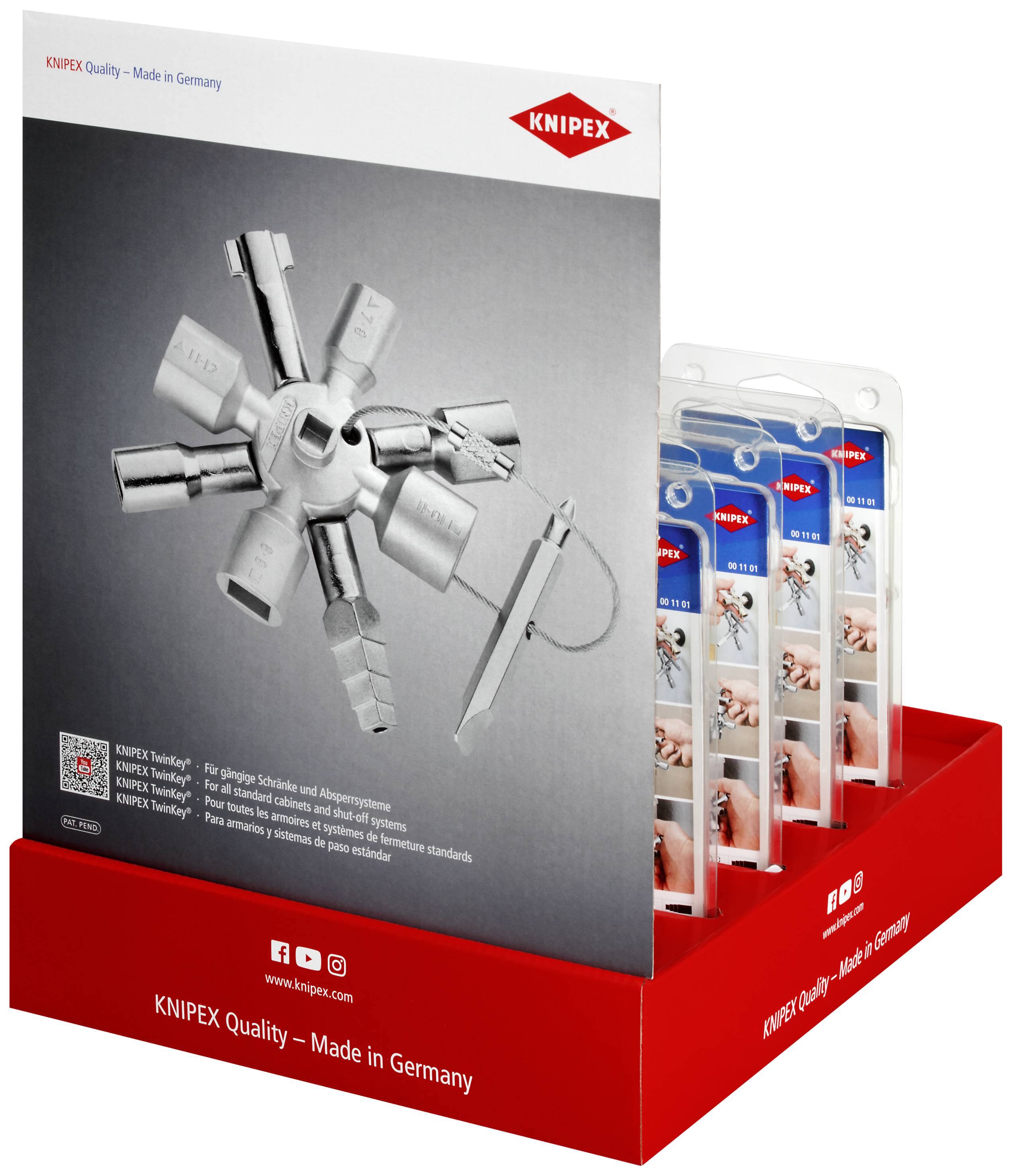 Knipex-Werk Thekendisplay 10-tlg. 00 18 01 V28