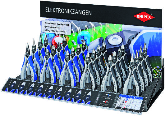 Knipex 00 19 34 2 V01 Elektronikzangen-Display lee