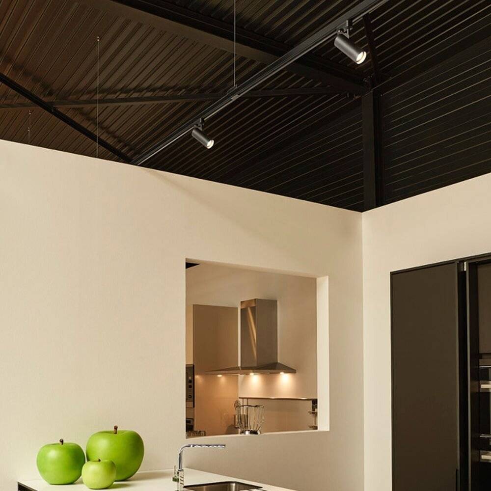 SLV Hochvolt-Schienensystem-Leuchte 11W Schwarz