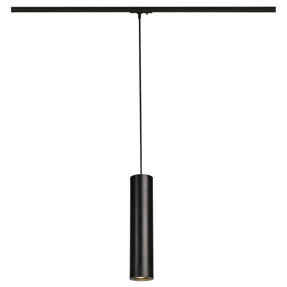 SLV Enola 143960 Hochvolt-Schienensystem-Leuchte 1phasig GU10 50W LED Schwarz