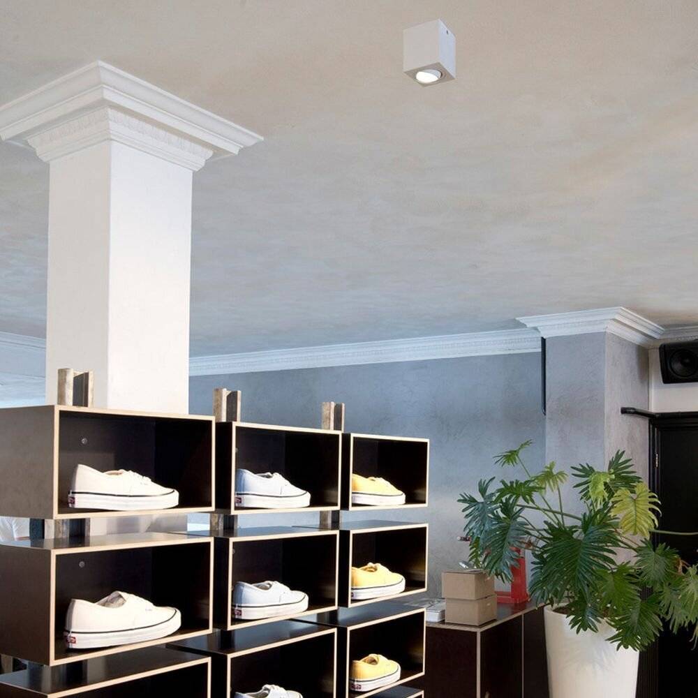 SLV Triledo LED-Aufbauleuchte LED LED fest eingebaut 6W Warmweiß Weiß (matt)