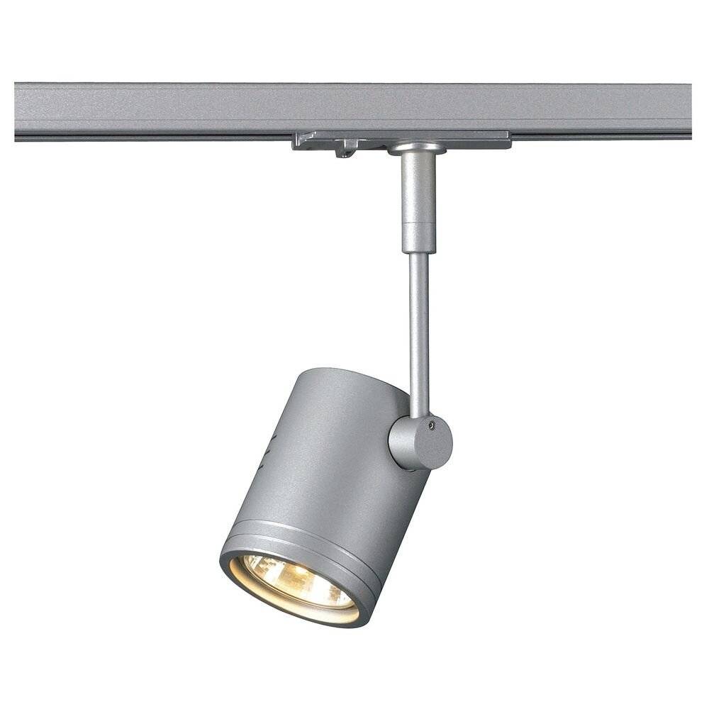 SLV Bima I 143442 Hochvolt-Schienensystem-Leuchte 1phasig GU10 50 W Halogen Silber