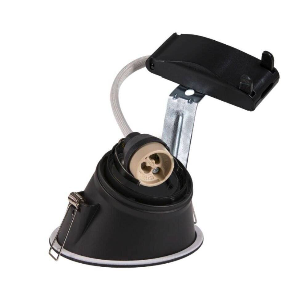 SLV 113150 Horn-A Einbauleuchte LED GU10 50W Schwarz (matt)
