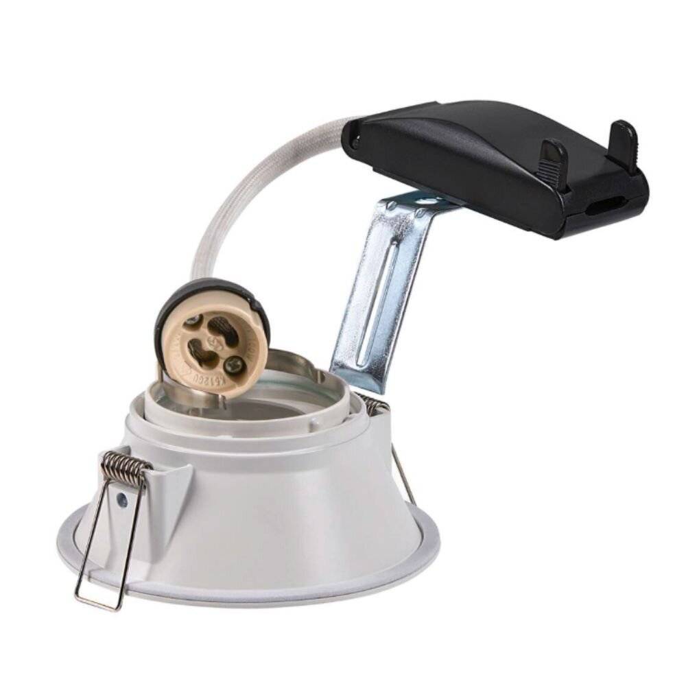 SLV 113161 Horn-O Einbauleuchte LED GU10 50W Weiß (matt)