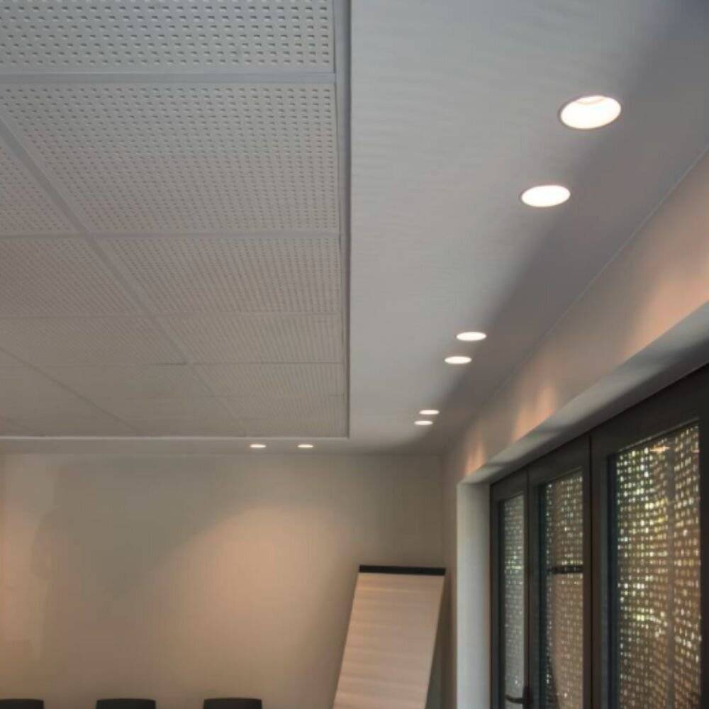 SLV 113161 Horn-O Einbauleuchte LED GU10 50W Weiß (matt)