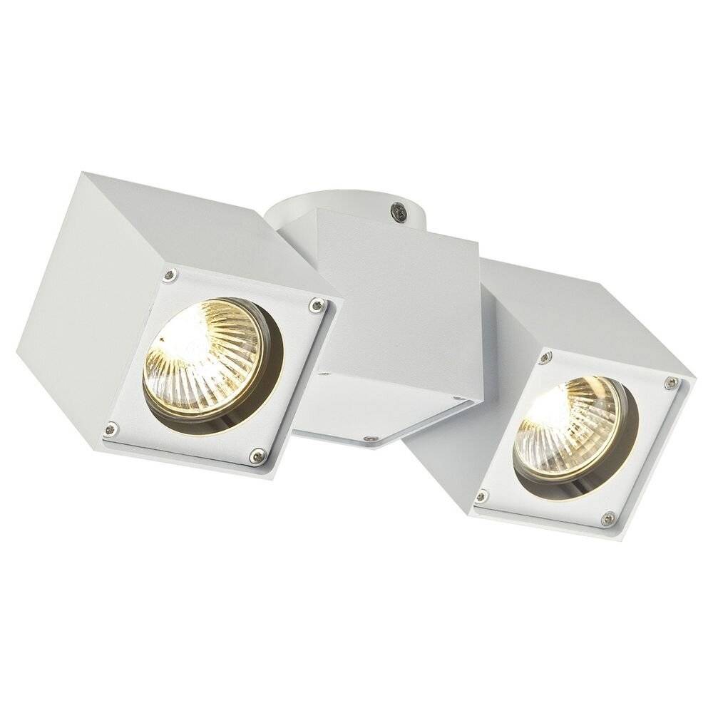 SLV Altra Dice 151531 Deckenstrahler Halogen GU10 100 W Weiß