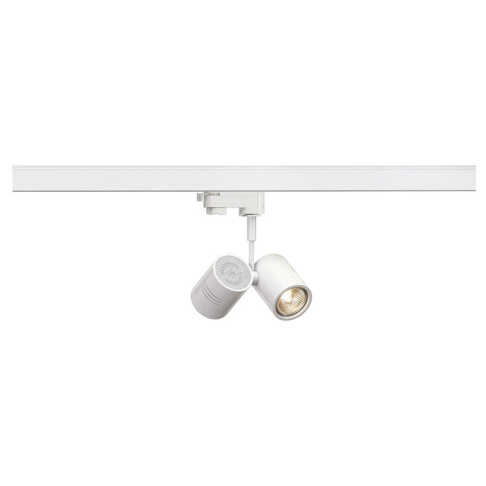 SLV Bima II Hochvolt-Schienensystem-Leuchte 3phasig GU10 100 W Halogen, LED Weiß (matt)