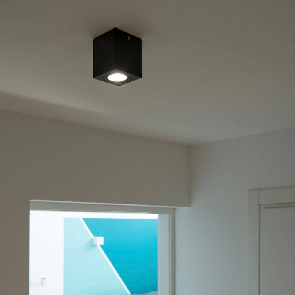 SLV 113940 LED-Deckenleuchte 8.1W Schwarz (matt)