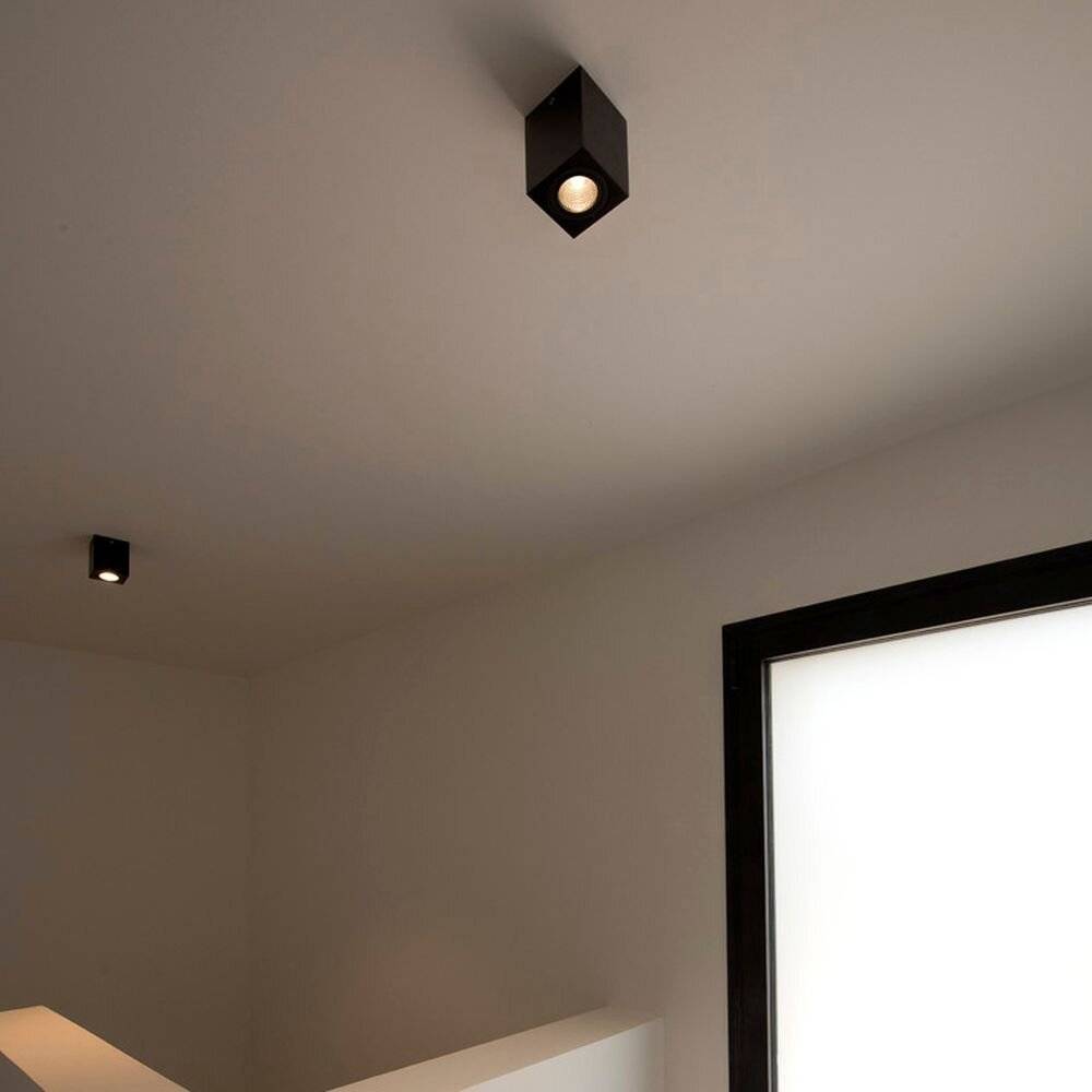 SLV 113940 LED-Deckenleuchte 8.1W Schwarz (matt)