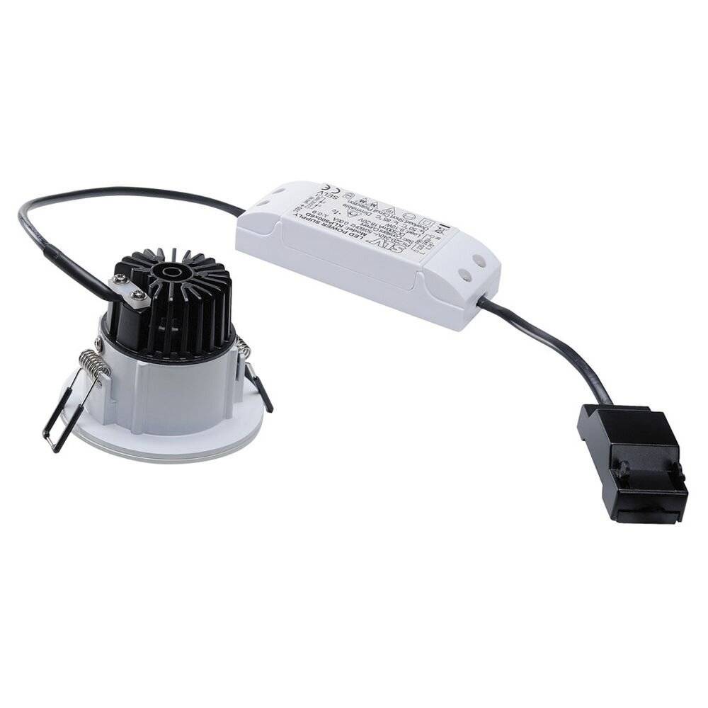 SLV 114441 Patta-F LED-Einbauleuchte LED LED fest eingebaut 12W Weiß (matt)