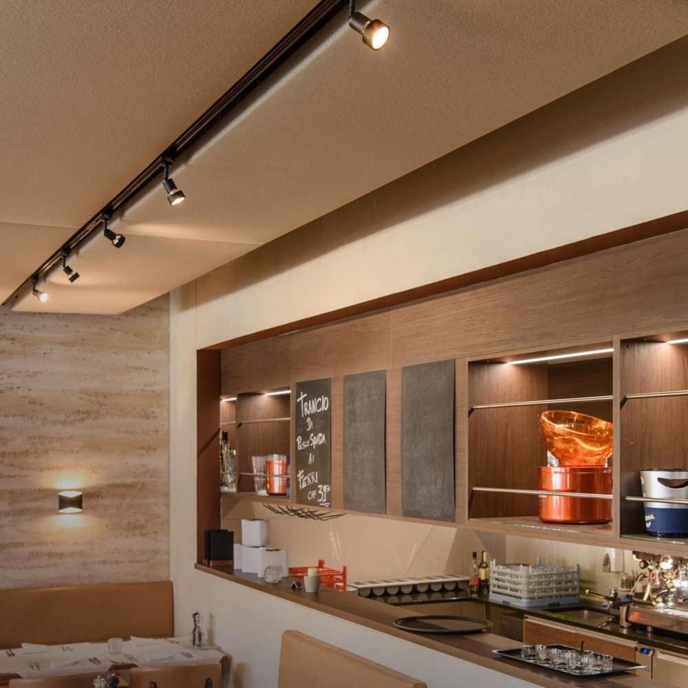 SLV PURI 153560 Hochvolt-Schienensystem-Leuchte GU10 Schwarz (matt)