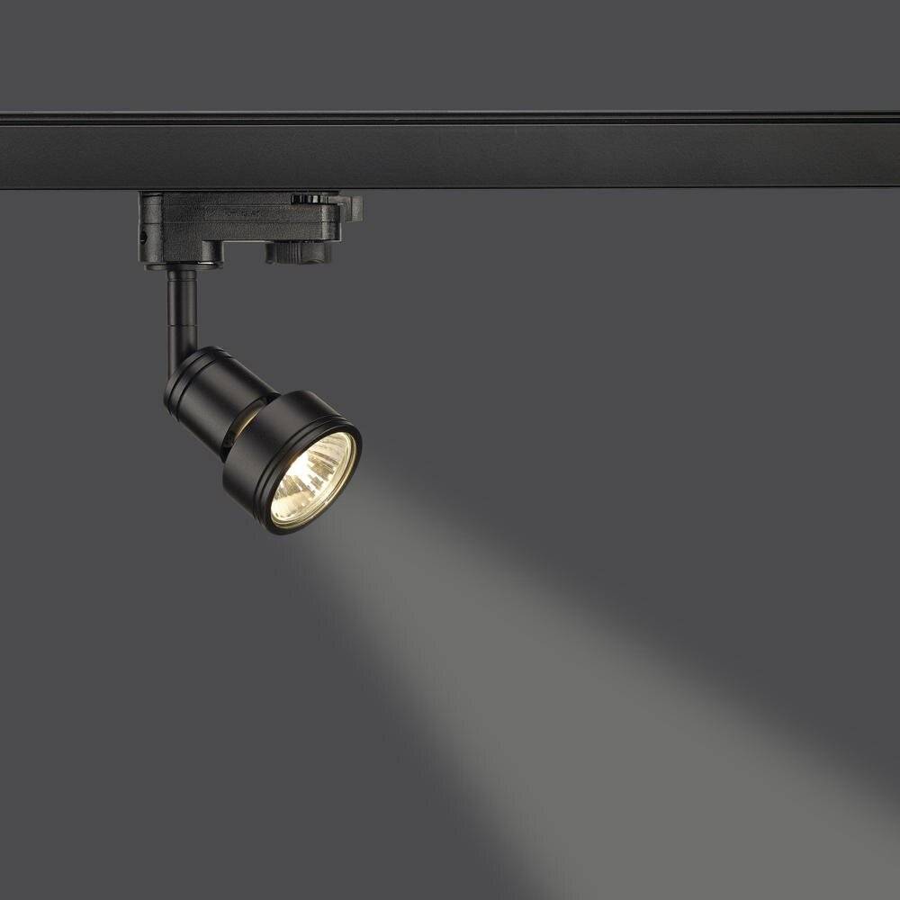 SLV PURI 153560 Hochvolt-Schienensystem-Leuchte GU10 Schwarz (matt)