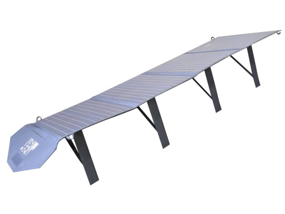 Solarpanel 120W faltbar max. 18 Volt, das faltbare Solar-Panel USB-A Ladestrom max. 5V/2,4A Ausgang