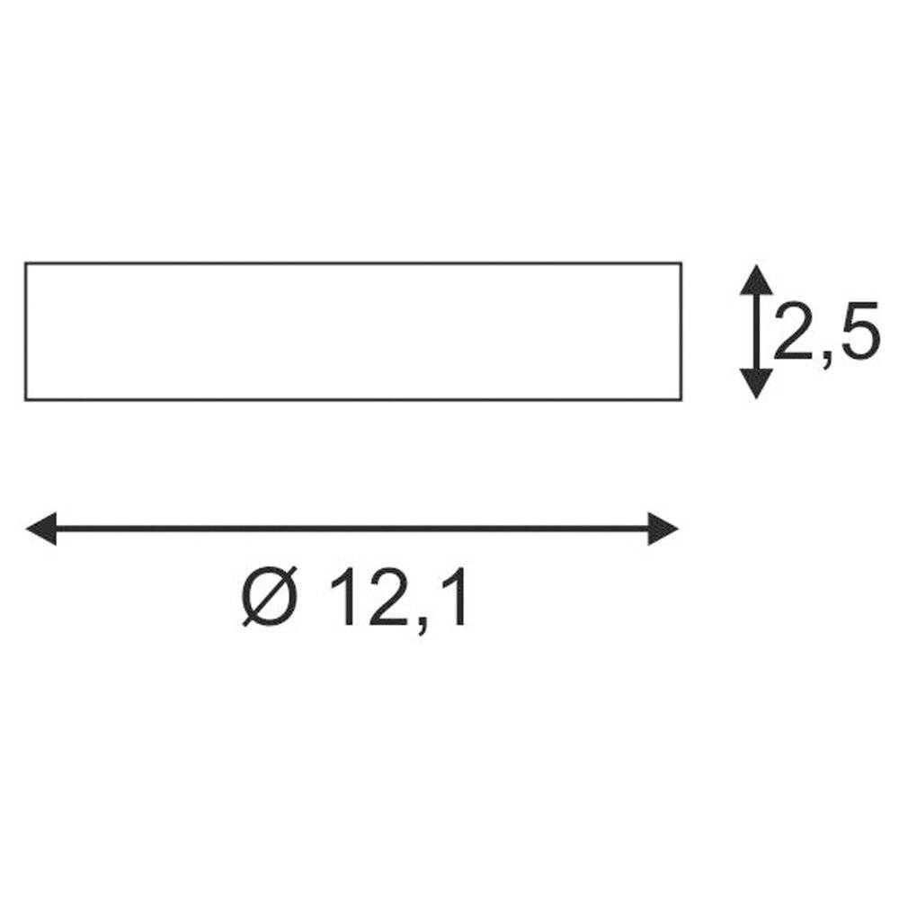 SLV 143382 Rosette 230 V mit Klemmbefestigung