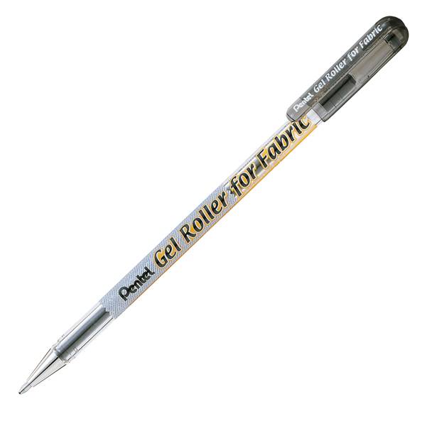 Gelroller Pentel für Textilien schwarz