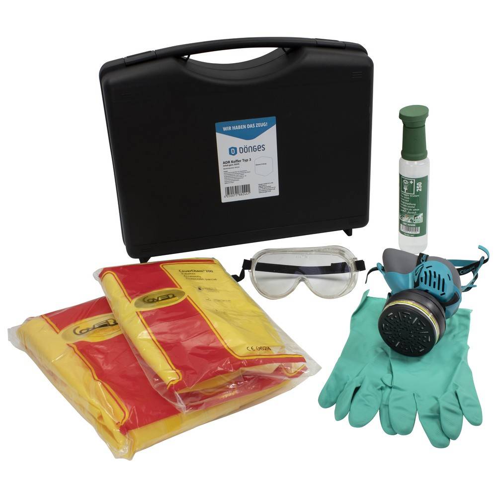 Dönges ADR Koffer Typ 3 Inhalt gem. GGVS, 395 x 295 x 106 mm