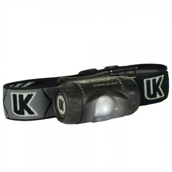 UK Stirnlampe 3AAA Vizion, schwarz