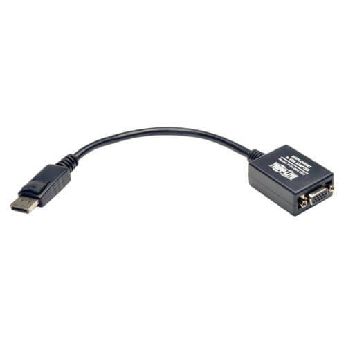Eaton Tripp Lite Series 6in DisplayPort to VGA Adapter Active Converter DP to VGA M/F 6" - Display-Adapter - DisplayPort