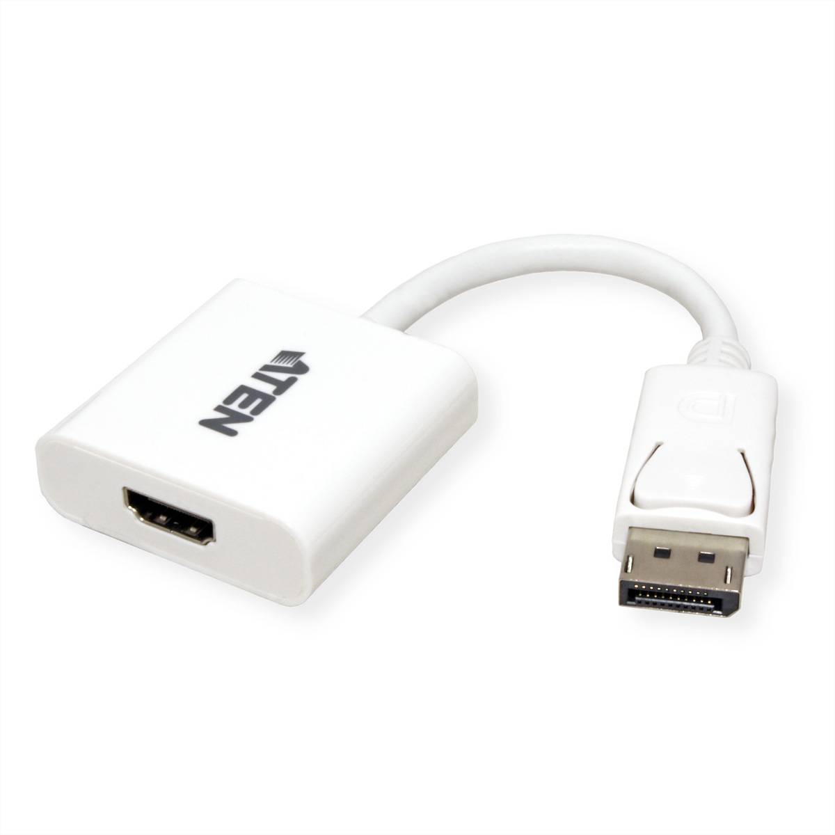 ATEN VC985-AT DisplayPort / HDMI Adapter [1x DisplayPort Stecker - 1x HDMI-Buchse] Weiß 10.00 cm