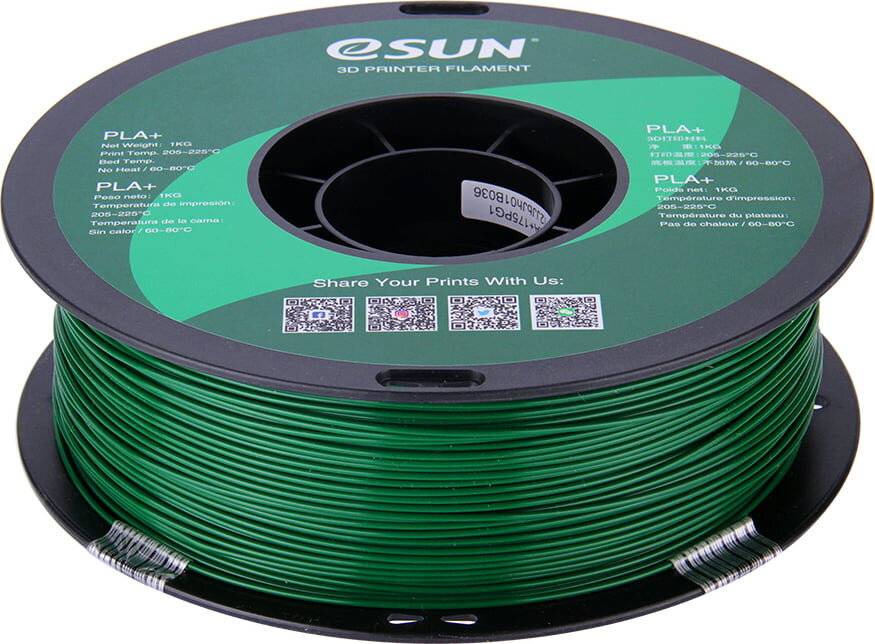 Esun Pine Green - 1 kg - PLA+ Filament (3D) - Filament