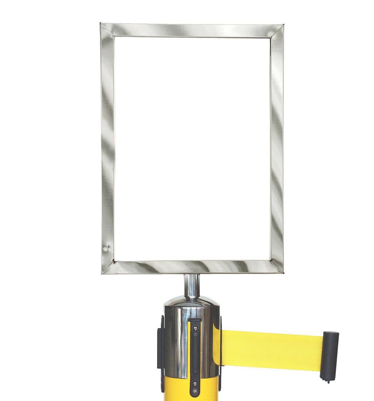 Schildhalter DIN A4, für Gurtbandpfosten