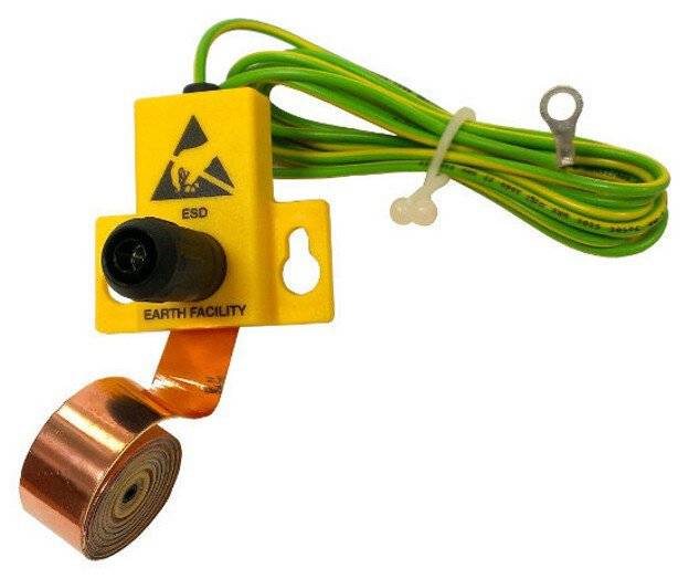 ESD-Erdungsset mit Kupferband, 1 m
