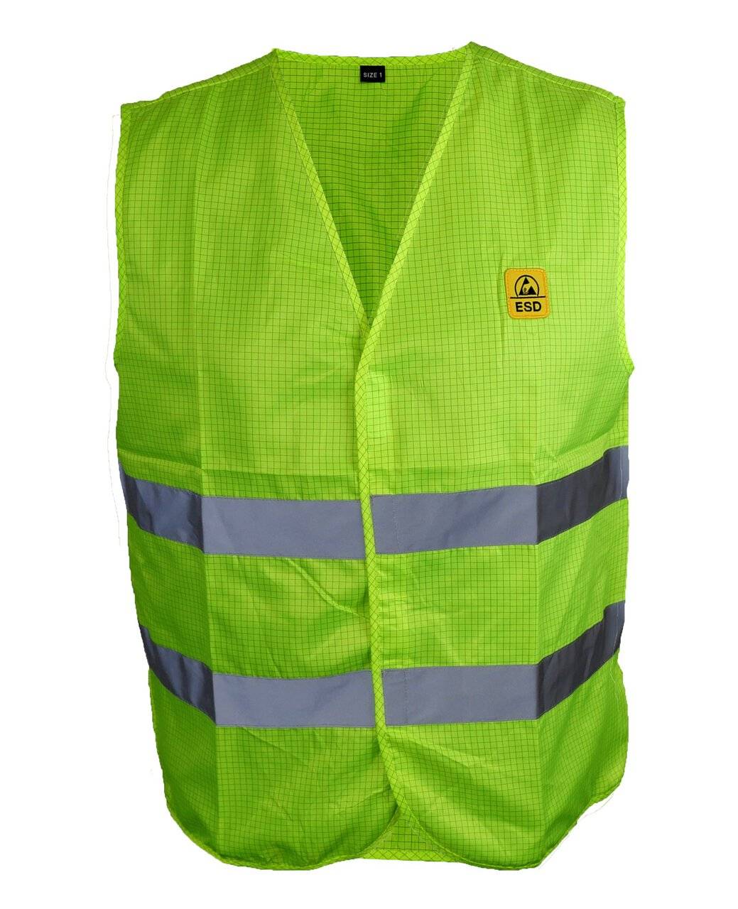 ESD-Warnweste, IEC 61340, neongelb, Größe 2 (L/XL)