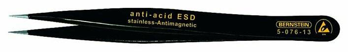 ESD SMD Universal Pinzette 120mm Form 00 Edelstahl, ableitfähig