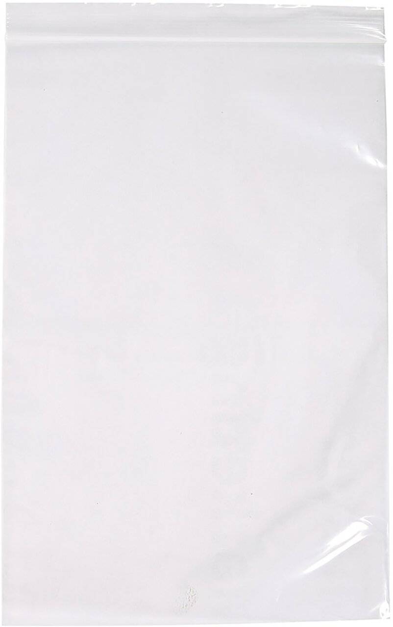 Druckverschlussbeutel, LDPE, 200 x 300 mm, ca. 50 my, transparent