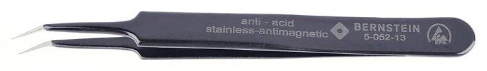 ESD SMD Pinzette 110mm Form 5b Edelstahl Winkel 30° ableitfähig