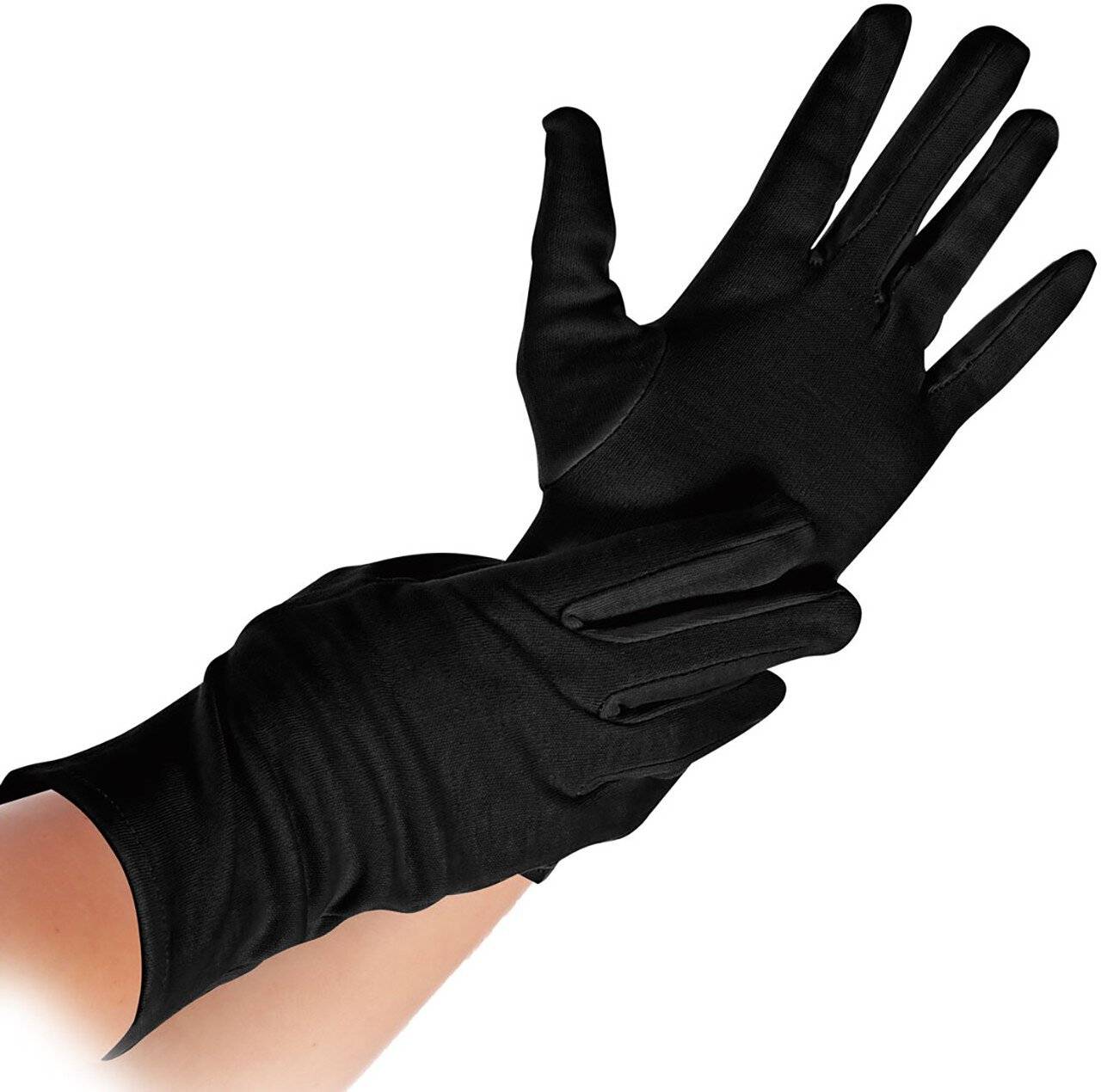 Hygostar Baumwoll-Handschuh NERO schwarz, Größe XL, Paar