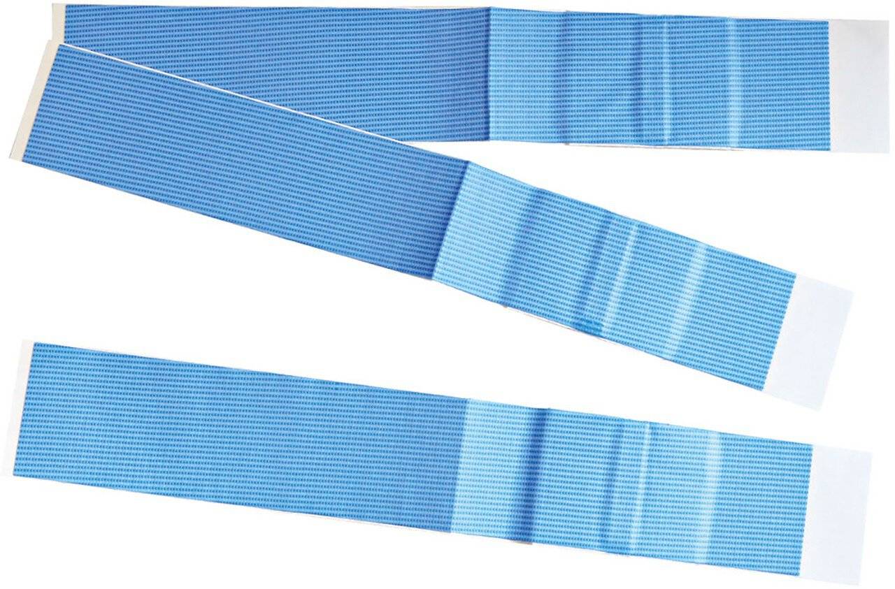 Fingerverbände X-Ray, 12x2cm, detektierbar, für Metall & Röntgen, blau, aus PU, Pack á 100 Stück