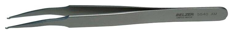 SMD-Pinzette, Edelstahl, zum seitlichen Greifen, 120 mm