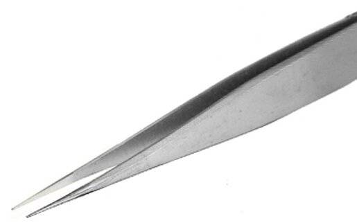 Pinzette, mit starken und dünnen Spitzen, 120 mm