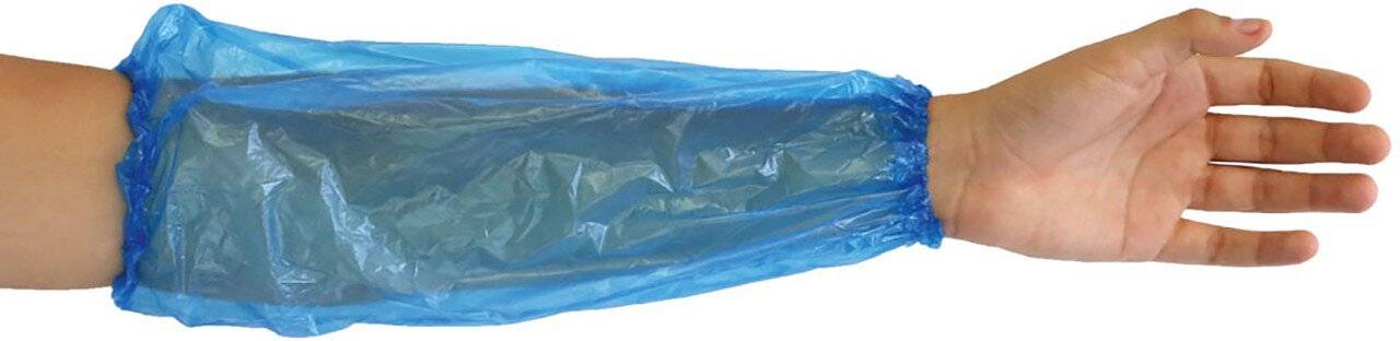 Hygonorm Schutzärmel "Light" PE, blau 20my, 40cm, VPE: 100 Stück