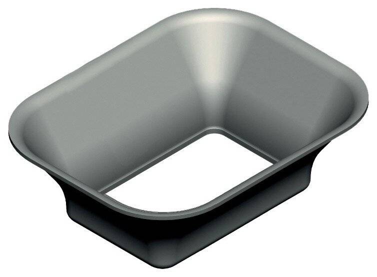 Schutzbecher, rechteckig, 33 x 46 mm