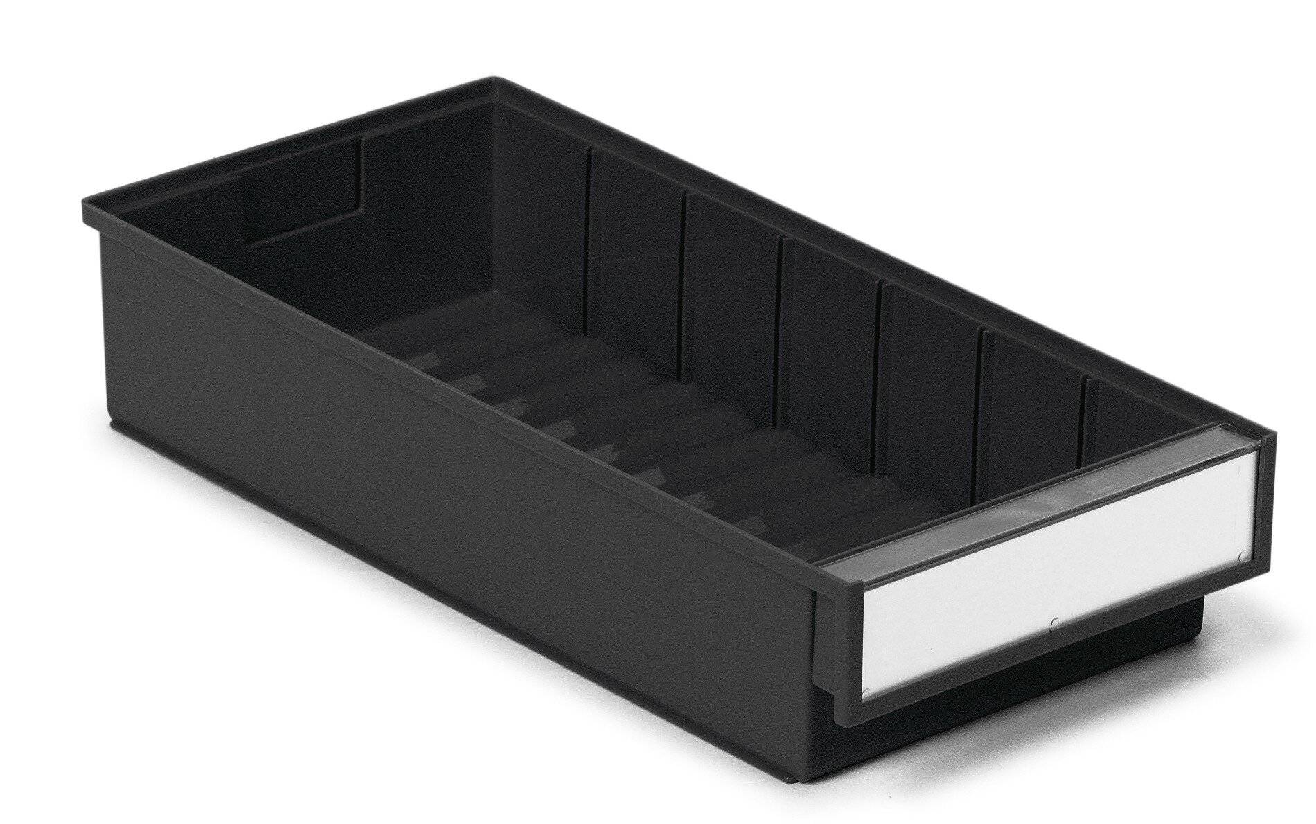 ESD-Schublade, 186x400x82 mm, schwarz