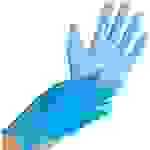 Hygostar Feinstrickhandschuh ULTRA FLEX HAND BLAU PU-Beschichtung, blau, Größe XL