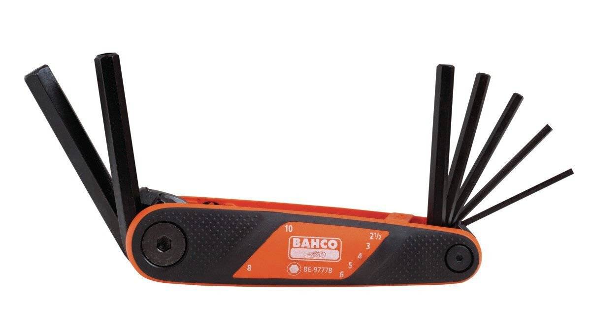 Sechskant-Schraubendreher-Satz, metrisch, brüniert mit weichem Griff 2.5 mm-10 mm, 7-teilig