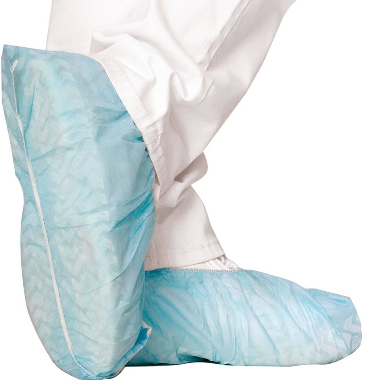 Hygostar Überschuhe MED, blau, PP 40cm, mit Sohlenstruktur, ca. 40 gr./m²