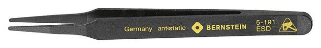 ESD Kunststoff Präzisionspinzette 120mm Form 2a Spitze 2mm breit
