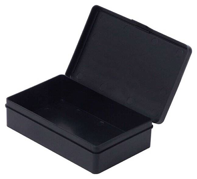 Warmbier Scharnierdeckeldosen, ESD, 130 x 80 x 30 mm